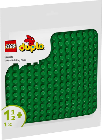 LEGO DUPLO Green Building Plate - Montessori Toy for 1+ year old Boys & Girls - Bricks Display Base for Toddlers' Building Toys - Birthday Gift Idea - 10460
