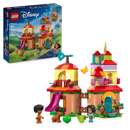 LEGO ǀ Disney Encanto Mini House Building Toy for 5 Plus Year Old Girls, Set Includes Mirabel and Antonio Madrigal Micro Dolls, a Capibara Figure & a Key 43261