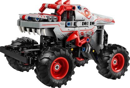 LEGO Technic Monster Jam ThunderROARus con Motor de Carga Manual, Camión Monstruo Dinosaurio de Juguete, Vehículo para Espectáculo Monster Truck, Regalo para Niños y Niñas de 7 Años o Más 42200