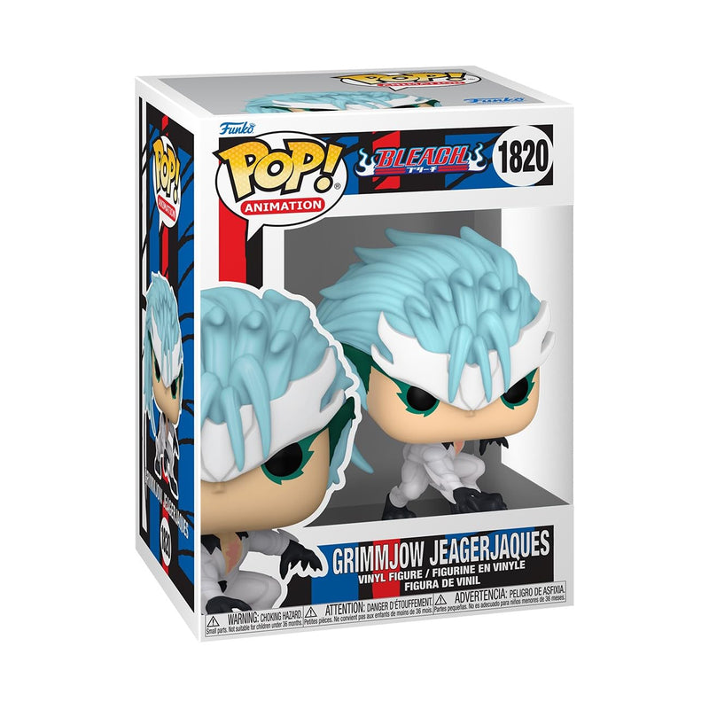 Funko Pop! Animation: Bleach - Grimmjow Jeagerjaques with Chase (Glow in The Dark), (Styles May Vary