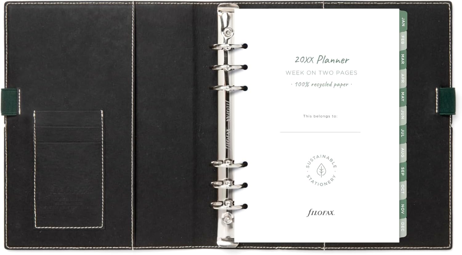 Filofax A5 Eco Essential organiser - Golden Oak