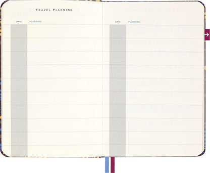 Moleskine Luxe Rome City Notebook, Notebook with Travel Contents, HardCover in Fabric and Closure with Elastic, Pocket Format 9 x 14 cm