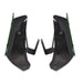 Hbaebdoo Copertura per parabrezza anteriore aerodinamica Winglets Wing per ninja 400 2019 2021, verde