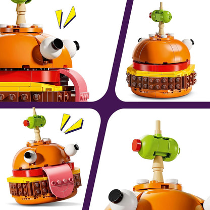 LEGO Fortnite Durrr Burger, Action Figure da Costruire di Hamburger Giocattolo, Personaggio del Videogioco da Collezione, Giochi Creativi per Bambini e Bambine da 9 Anni in su, Idea Regalo 77070