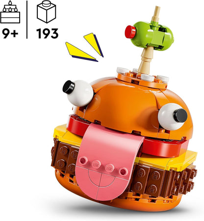 LEGO Fortnite Durrr Burger, Action Figure da Costruire di Hamburger Giocattolo, Personaggio del Videogioco da Collezione, Giochi Creativi per Bambini e Bambine da 9 Anni in su, Idea Regalo 77070