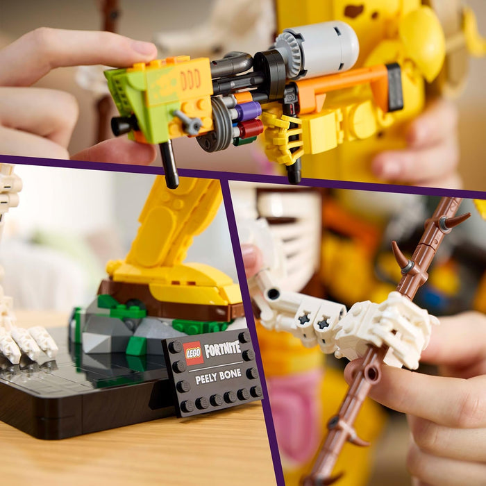 LEGO Fortnite Bananita Sbucciata - Kit di Modellismo per Adulti da Esposizione con Lancia-Vernice, Piccone e Supporto - Set di Costruzioni Fai Da Te da Collezione - Regalo per Gamer e Fan - 77072