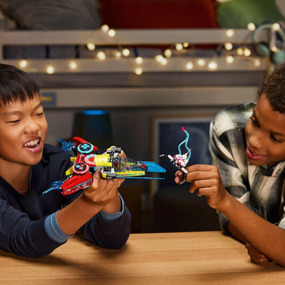 LEGO DREAMZzz 2in1 Cooper’s Gaming Controller Jet Plane to Helicopter Set, Building Toy for Kids with a Minifigure and Spider Figure for Imaginative Play, Gift for 7 Plus Year Old Boys & Girls 71489