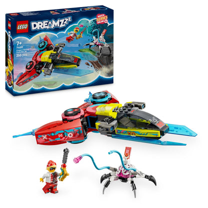 LEGO DREAMZzz 2in1 Cooper’s Gaming Controller Jet Plane to Helicopter Set, Building Toy for Kids with a Minifigure and Spider Figure for Imaginative Play, Gift for 7 Plus Year Old Boys & Girls 71489