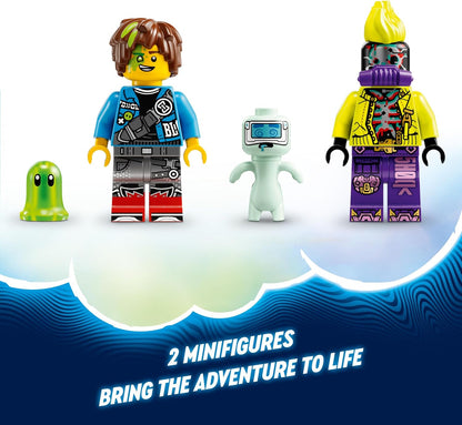 LEGO DREAMZzz 2in1 Mateo and the Z-Blob Action Race Car to Motorbike Toy, Vehicle Set for 8 Plus Year Old Boys & Girls, Includes z-Blob, a Spider Figure and 2 Minifigures 71491