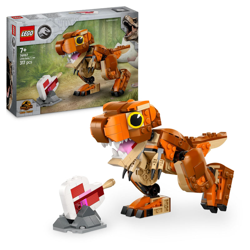 LEGO Jurassic World Little Eatie: T. Rex Figure - Dinosaur Toy for 7+ Year Old Boys & Girls, with Movable Jaws, Head & Tail - Dino Gift for Kids 76967