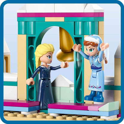 LEGO ǀ Disney Arendelle Frozen Castle Playset, Princess Building Toy for 5 Plus Year Old Girls, Features Anna, Elsa, Olaf Minidolls and a Penguin Figure 43265