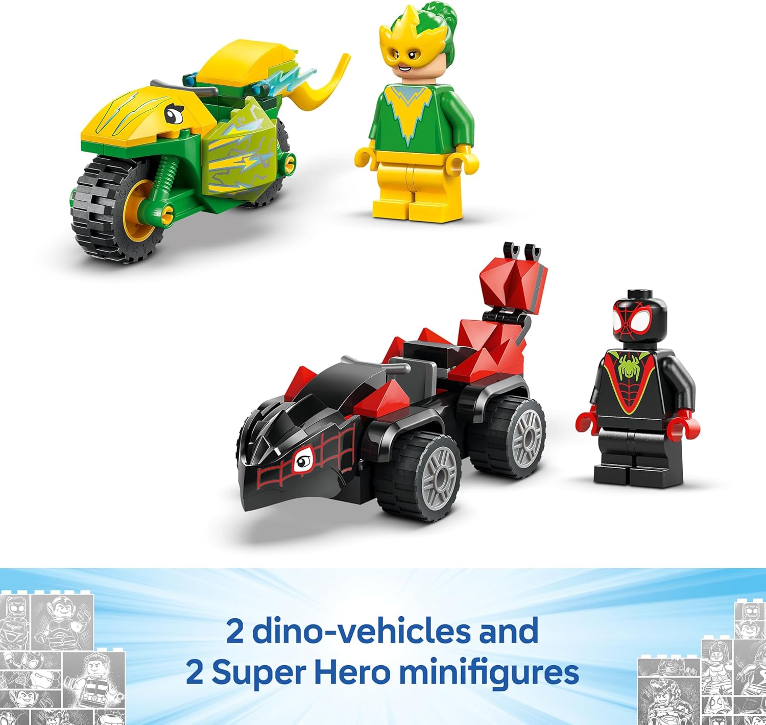 Lego 11198 Spidey Spin+electro Dinosaurusvoertuig