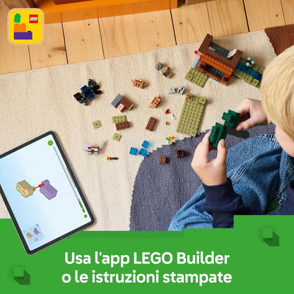 LEGO Minecraft The Armadillo Mine Expedition - Interactive Toy with Cave Spider and Wolf Figures, plus a TNT Function - Gaming Gift for 8+ Year Old Boys & Girls - 21269