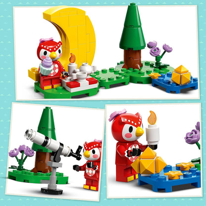 LEGO Animal Crossing Osservando le Stelle con Celeste, Giochi di Ruolo per Bambine e Bambini da 6 Anni, Giocattoli Spaziali con Telescopio e Animale, Regalo per gli Amanti del Sistema Solare 77053