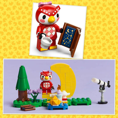 LEGO Animal Crossing Osservando le Stelle con Celeste, Giochi di Ruolo per Bambine e Bambini da 6 Anni, Giocattoli Spaziali con Telescopio e Animale, Regalo per gli Amanti del Sistema Solare 77053