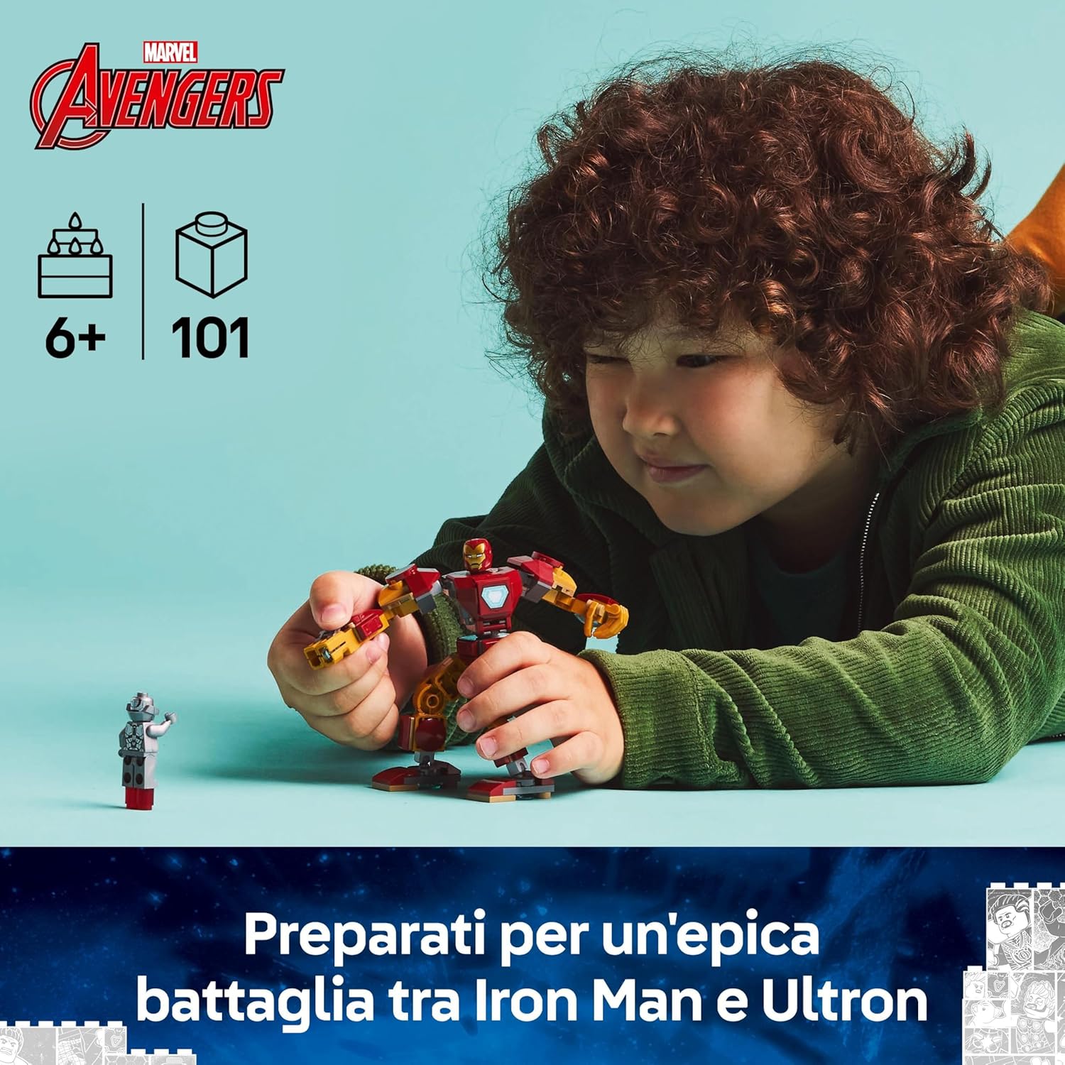 Lego - Super Heroes - Iron Man Mech Vs. Ultron (76307)