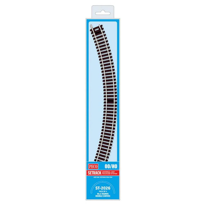 HO Code 100 17.2"#2 Double Radius Curve(4