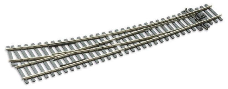 Peco SL-E186 HO Right Hand Code 75 Electrofrog Double Curved Turnout S by PECO
