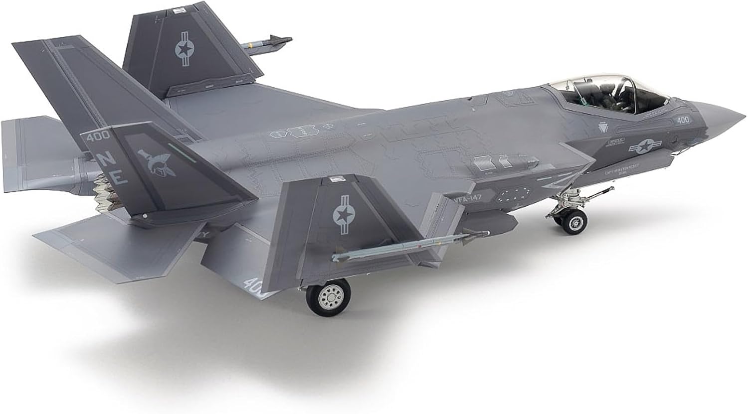 Tamiya 61127 1:48 US F-35C Lightning II - Replica Faithful, Plastic Kit, Crafts, Model Kits, Assembly, Jet Kit