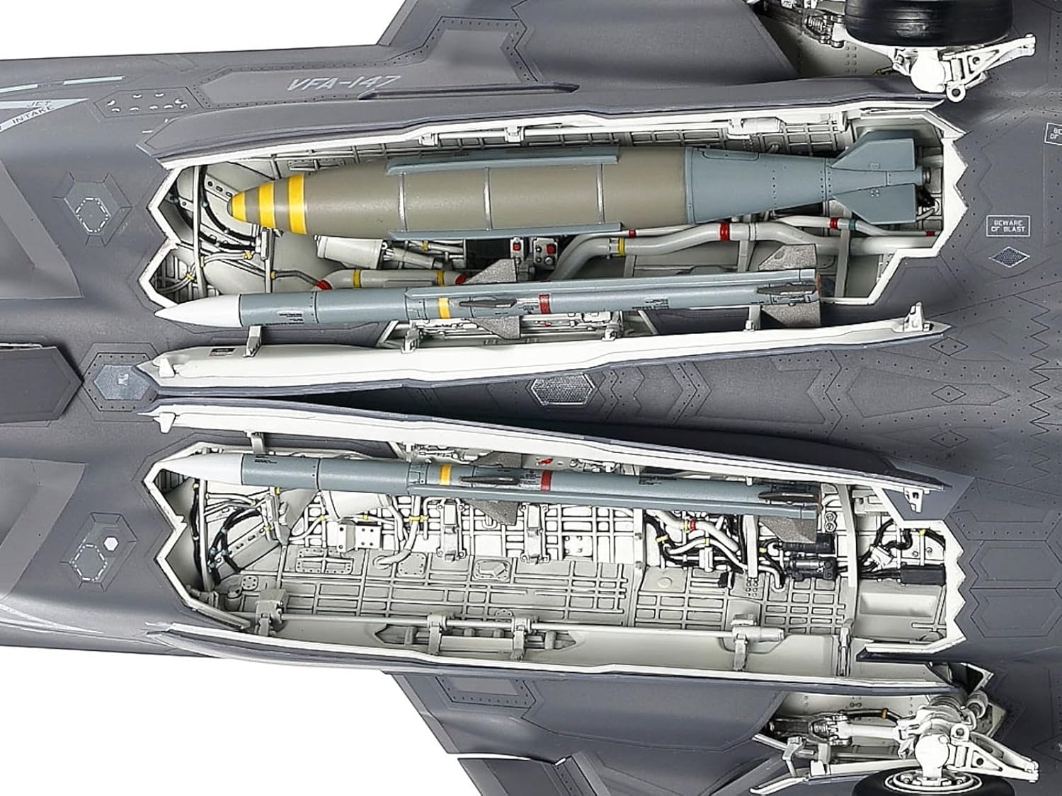 Tamiya 61127 1:48 US F-35C Lightning II - Replica Faithful, Plastic Kit, Crafts, Model Kits, Assembly, Jet Kit