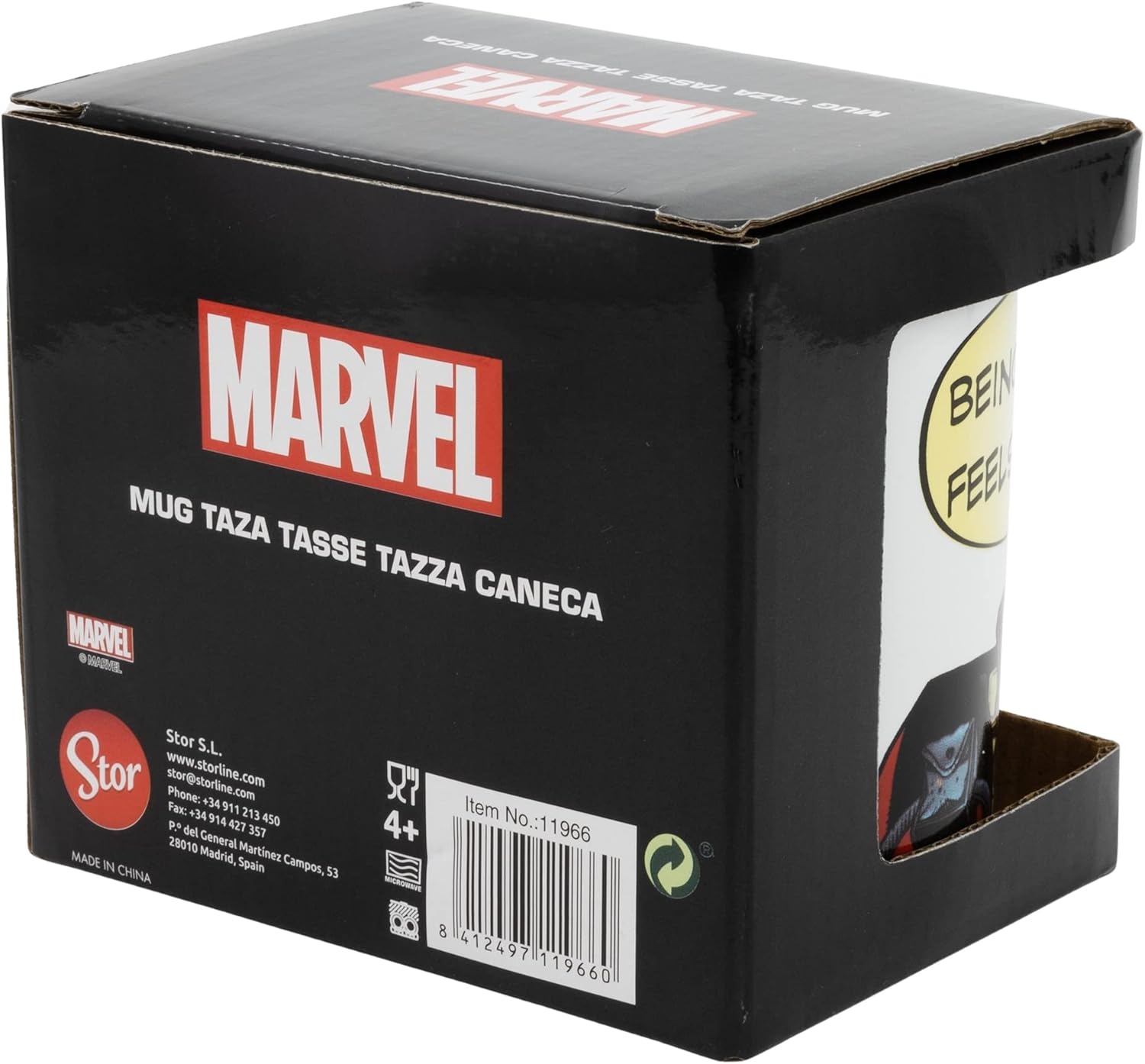 Stor Deadpool 11oz Ceramic Mug in Gift Box