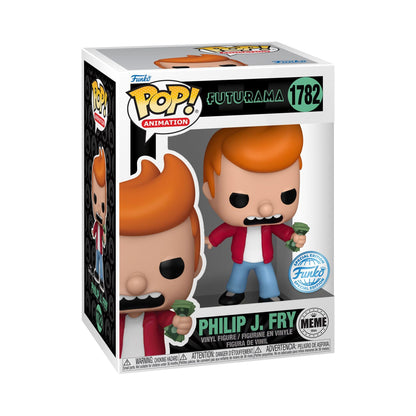 Funko Pop TV: Meme - Fry - Futurama - Amazon Exclusive - Collectable Vinyl Figure - Gift Idea - Official Products - Toys for Kids and Adults - TV Fans