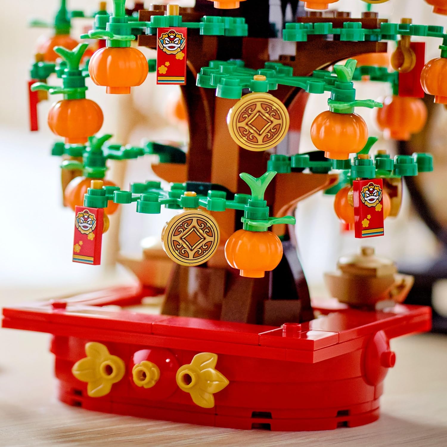 LEGO Money Tree Building Toy for 9 Plus Year Old Boys & Girls, Lunar New Year Set makes a Great Kids' Bedroom Decoration, or for Pretend Play, Birthday Gift Idea 40648