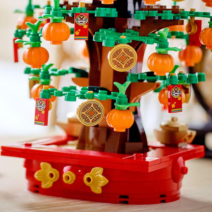 LEGO Money Tree Building Toy for 9 Plus Year Old Boys & Girls, Lunar New Year Set makes a Great Kids' Bedroom Decoration, or for Pretend Play, Birthday Gift Idea 40648