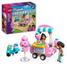 LEGO Friends Stand de Barbes à Papa et Scooter - Jeu de Construction pour s’Amuser - Inclut 2 Mini-poupées, Un Chariot à 4 Roues et des Accessoires - Jouet interactif pour Les Filles dès 6 Ans 42643