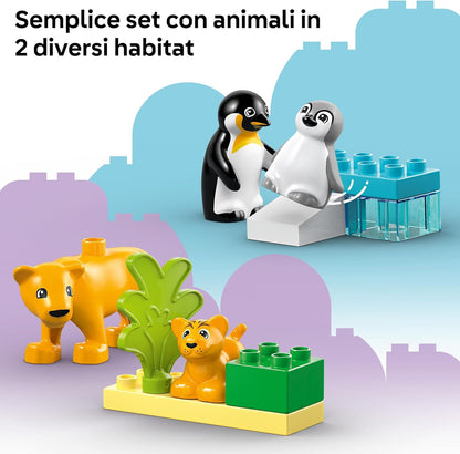 Lego Duplo : Wild Animal Families: Penguins & Lions (10442)