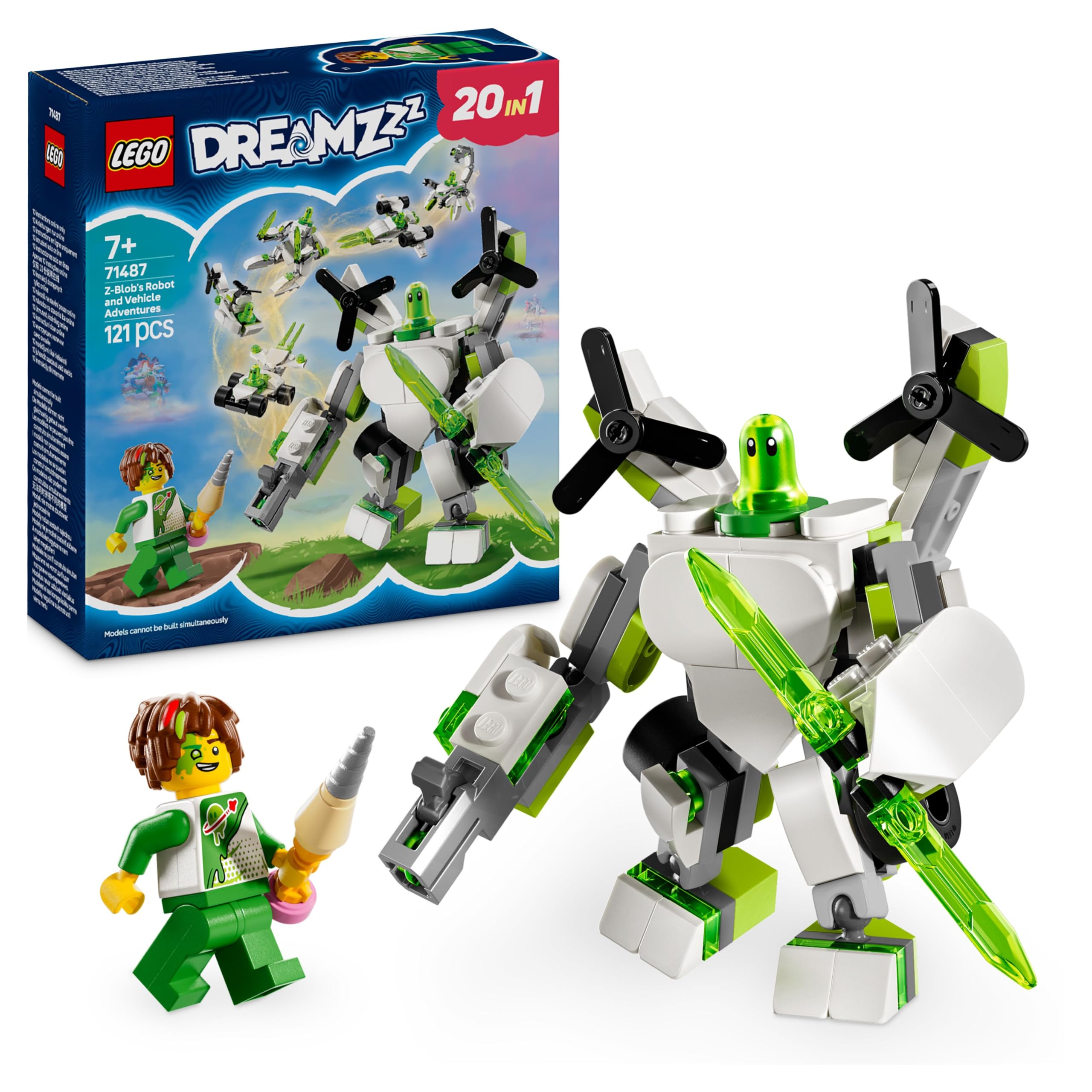 Lego - LEGO DREAMZzz 71487 Z-Blobs Robot- en Voertuigavonturen