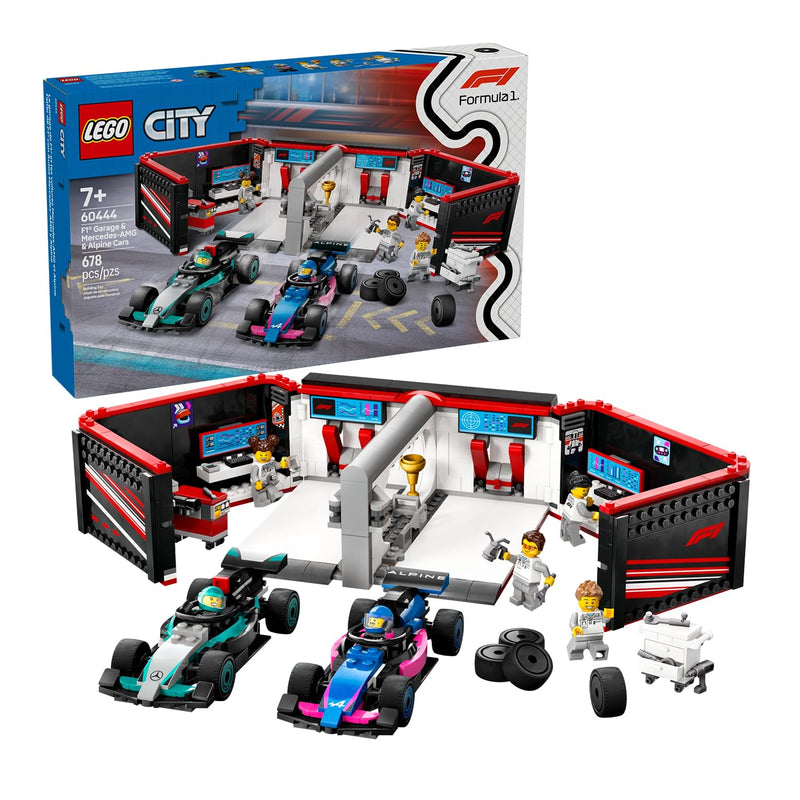 Lego City: F1 Garage & Mercedes-Amg & Alpine Cars (60444)