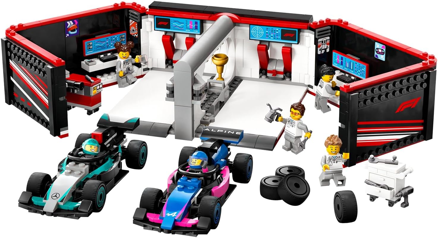 Lego City: F1 Garage & Mercedes-Amg & Alpine Cars (60444)