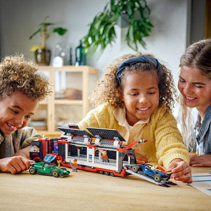 Lego City: F1 Truck With Rb20 & Amr24 F1 Cars (60445)