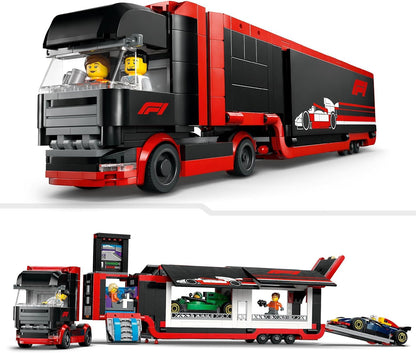 Lego City: F1 Truck With Rb20 & Amr24 F1 Cars (60445)