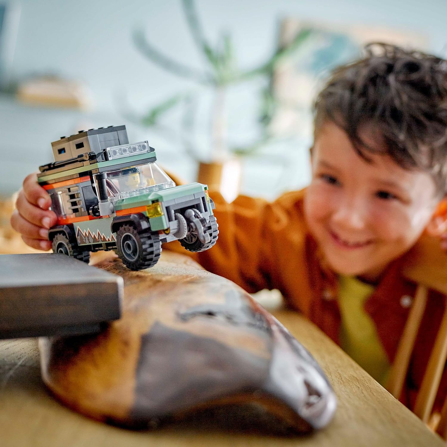 LEGO City Off-Road 4x4 Mountain Truck Toy Set - Building Toys for 6+ Year Old Boys & Girls - Fun Gift Ideas for Birthdays & Holidays - Incl. a Minifigure & Accessories - 60447