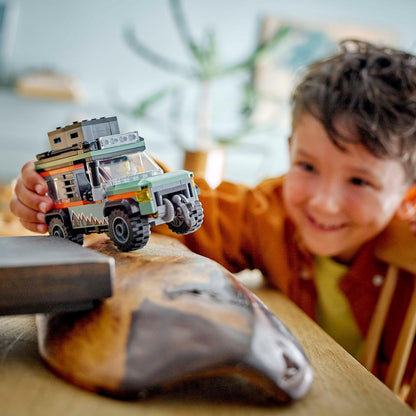 LEGO City Off-Road 4x4 Mountain Truck Toy Set - Building Toys for 6+ Year Old Boys & Girls - Fun Gift Ideas for Birthdays & Holidays - Incl. a Minifigure & Accessories - 60447