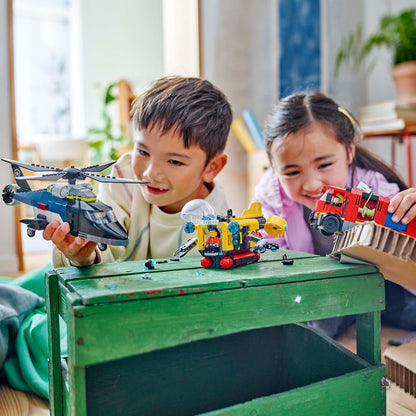 Lego City: Helicopter, Fire Truck & Submarine Remix (60462)