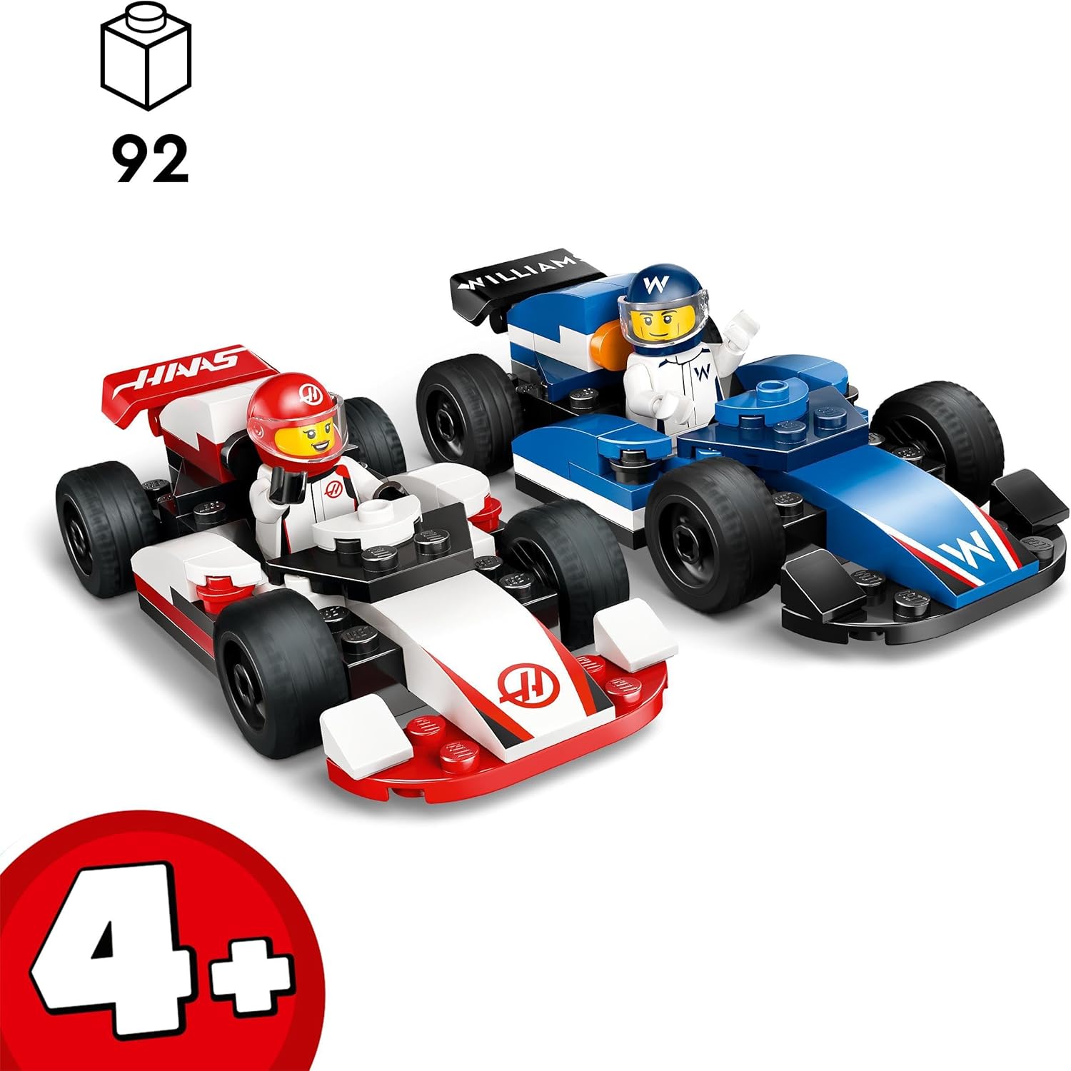 Lego City: F1 Williams Racing & Haas F1 Race Cars (60464)