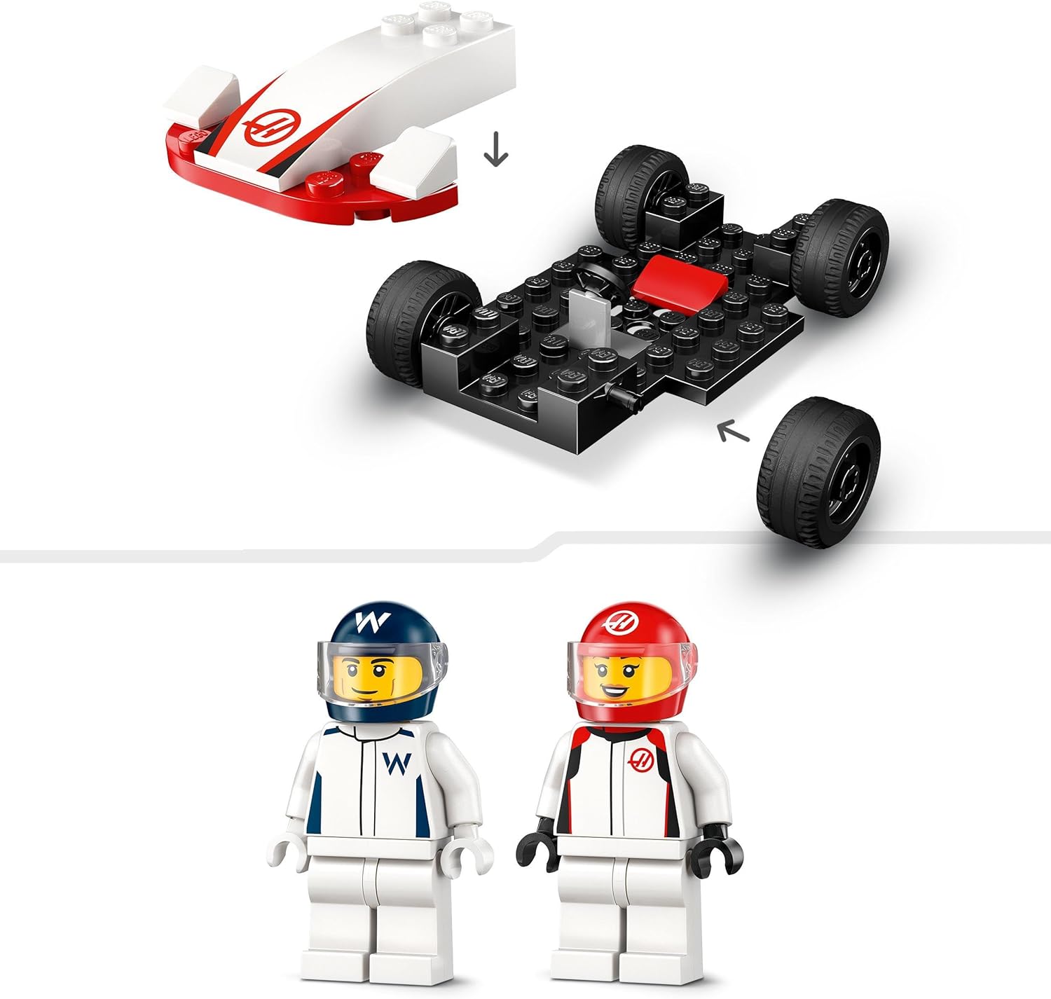 Lego City: F1 Williams Racing & Haas F1 Race Cars (60464)
