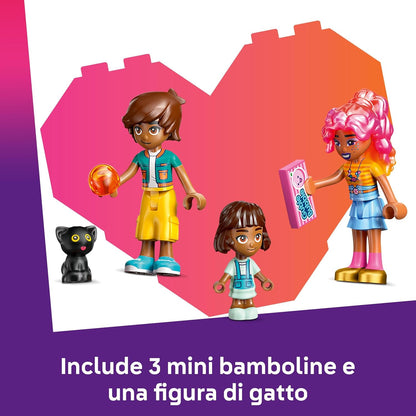 LEGO Friends Negozio di Dolciumi di Heartlake City, Giochi di Ruolo per le Abilità Sociali per Bambine da 6 Anni, Set con Personaggi, Lecca-Lecca, Distributore di Caramelle e Gatto Giocattolo 42649