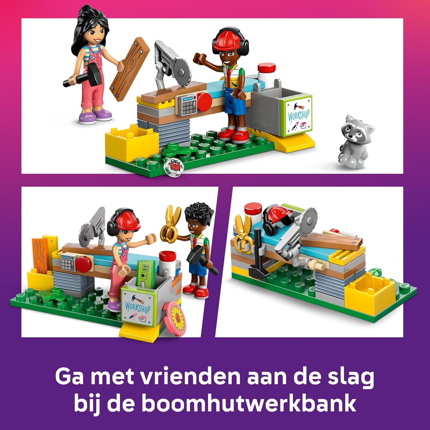 LEGO Friends Boomhut voor de vrienden Speelgoed voor 8 jaar en Ouder, Rollenspel Bouwpakket voor Kinderen om te Doen Alsof met 4 Poppetjes en 2 Dieren Figuren, Cadeau voor Meisjes 42652
