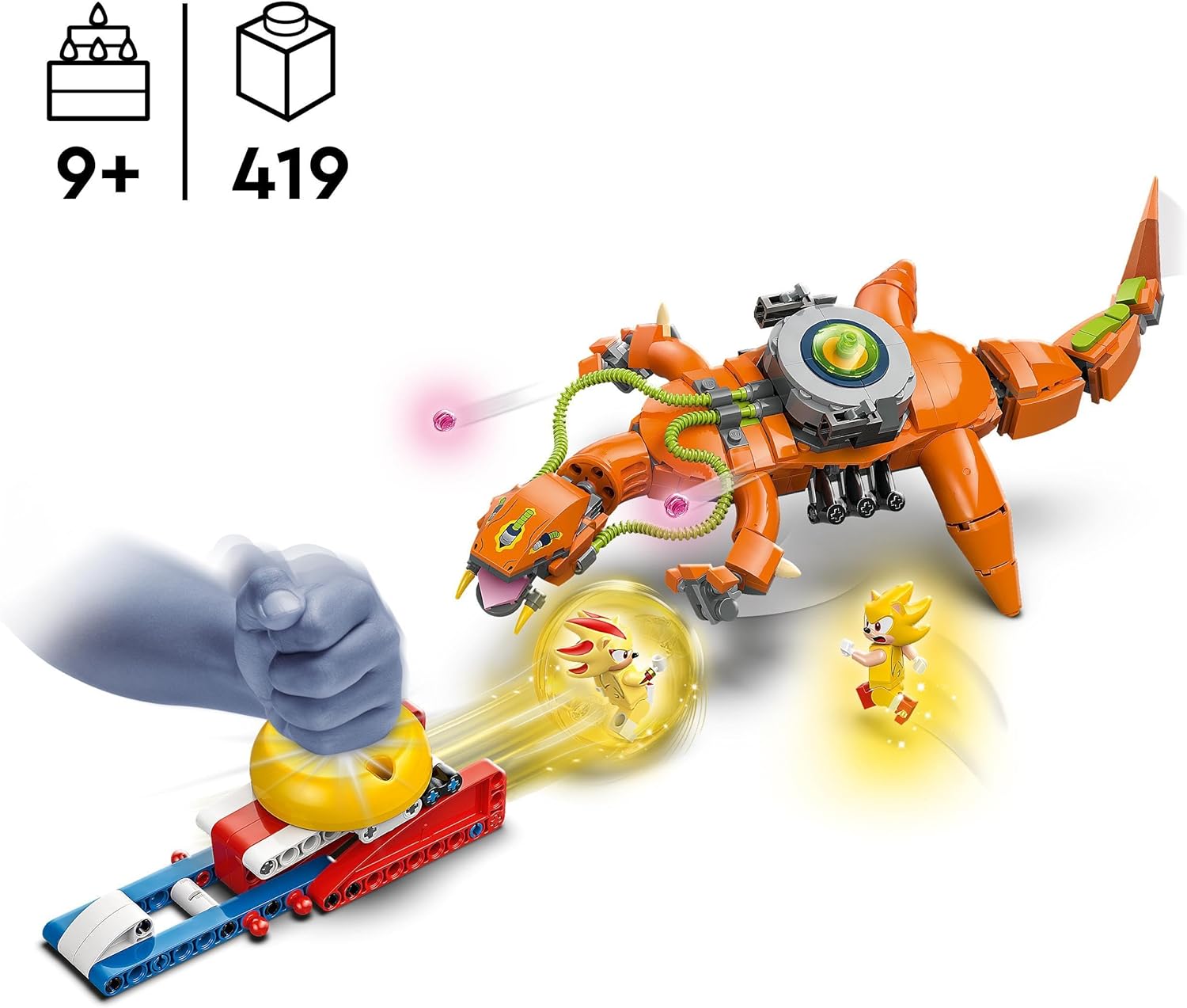Lego Sonic The Hedgehog: Super Shadow Vs. Biolizard (77003)