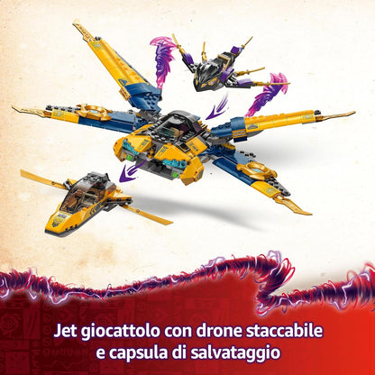 Lego: 71833 - Ninjago - Jet Super Storm Di Ras E Arin