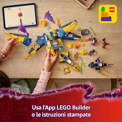 Lego: 71833 - Ninjago - Jet Super Storm Di Ras E Arin