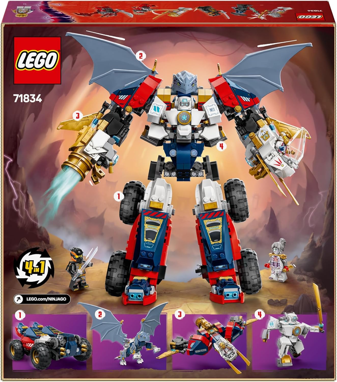 LEGO Ninjago 71834 Zane\`s Ultra-Combomecha