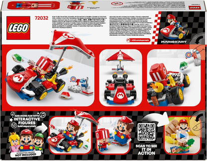 LEGO Super Mario: Mario Kart – Standard Kart, Car Toy Set for Kids, Includes a Toad Character Figure for Independent Play, Creative Birthday Gift for 7 Plus Year Old Boys, Girls and Gamers 72032