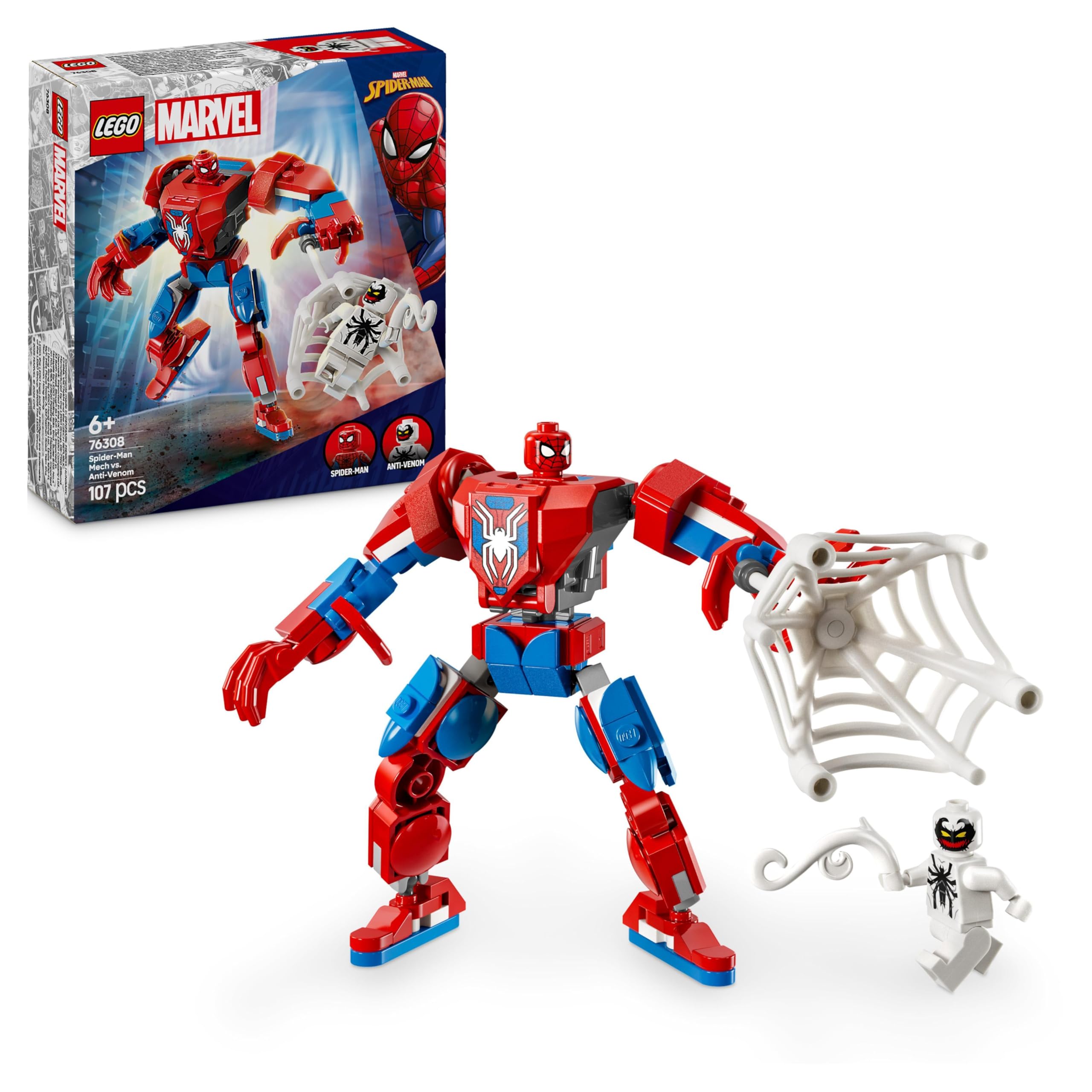 Lego - Super Heroes - Spider-Man Mech Vs. Anti-Venom (76308)