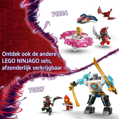 LEGO NINJAGO Kai’s Dragon Spinjitzu Spinner with 2 Minifigures & Flying Elements - Ninja Building Toy for 6+ Year Old Boys & Girls - Small Gift Idea - 71823