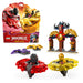 LEGO NINJAGO Dragon Spinjitzu Battle Pack Set with 2 Minifigures, Launchers & Flying Elements - Action Ninja Toy for 6+ Year Old Boys & Girls - Gifts for Dragons Rising TV Show Fans - 71826